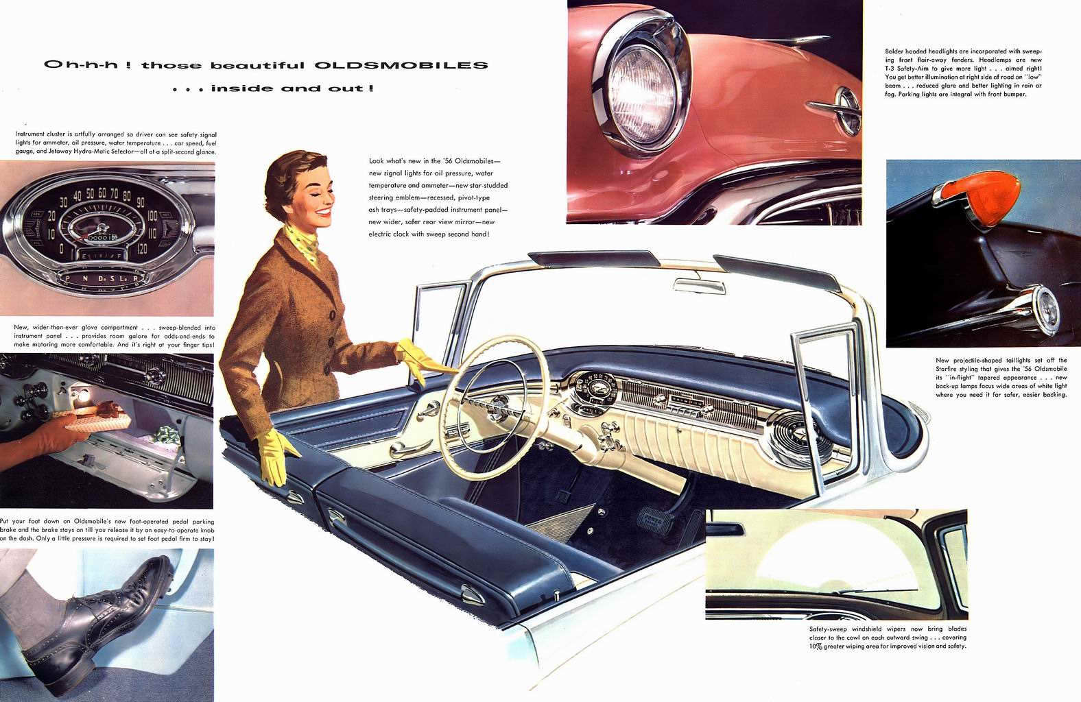 1956 Oldsmobile Motor Cars Brochure Page 8